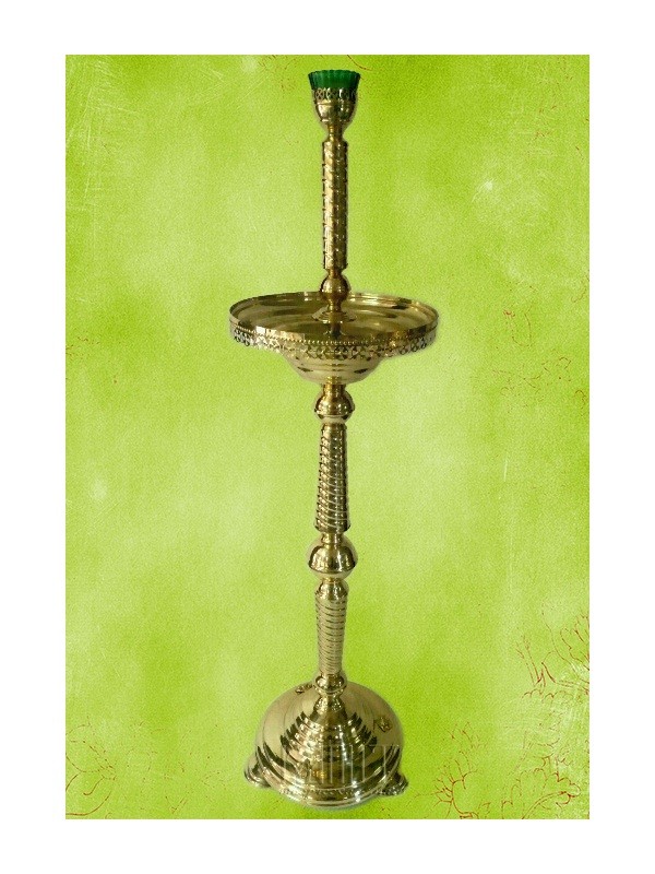 Підсвічник церковний пісочний (2 конуси) + корона