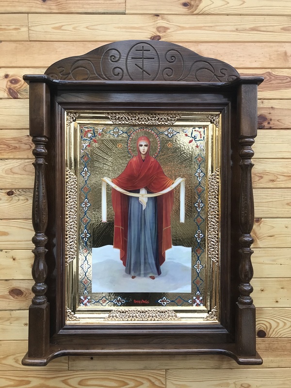 Кіот різьблений дерев'яний