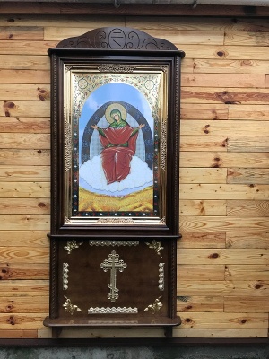 Кіот підстінний різьблений дерев'яний