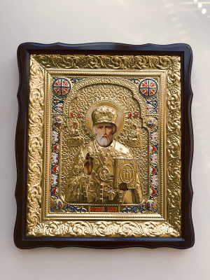 Святий Микола Чудотворець (емаль)