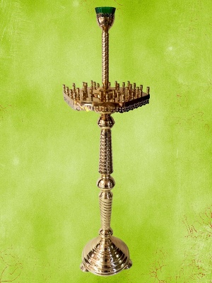 Підсвічник церковний 36 св. (шестигранний)