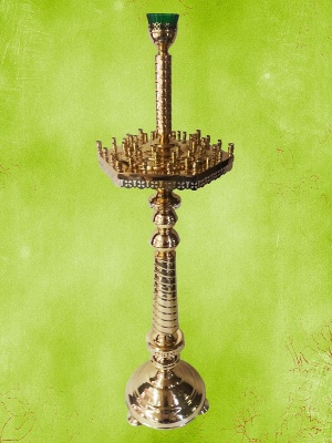 Підсвічник церковний 48 св. (шестигранний)