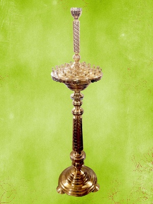 Підсвічник церковний 52 св. (з короною)