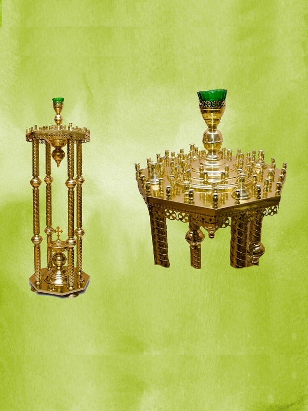 Підсвічник церковний 68 св. (4 ніжки)