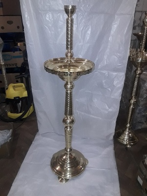 Підсвічник церковний пісочний великий (2 конуси з короною)