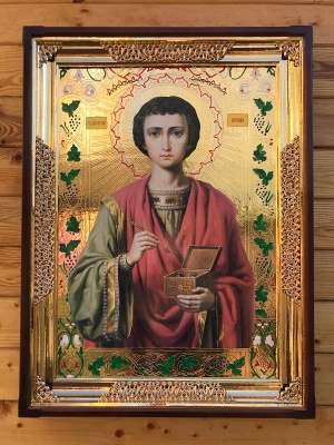 Святий Пантелеймон (поясний)