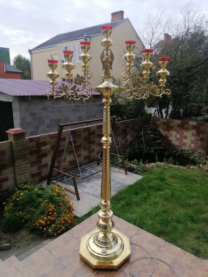 Семисвічник запрестольний (електричний), виноград з стаканами, кабель з вилкою 7м.