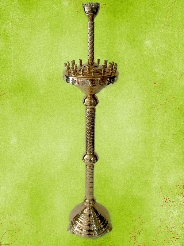 Підсвічник церковний 24 св. (Прямі труби)