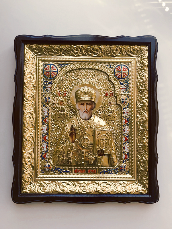 Святий Микола Чудотворець (емаль)