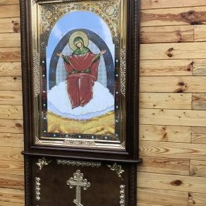 Кіот підстінний різьблений дерев'яний