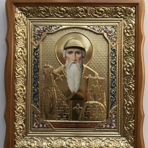 Спиридон Тримифунтський (емаль)