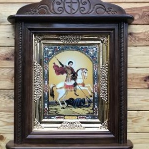 Кіот настінний різьблений дерев'яний