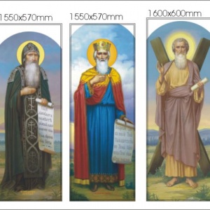 Приклад ескізу ікон на іконостас