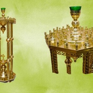 Підсвічник церковний 68 св. (4 ніжки)