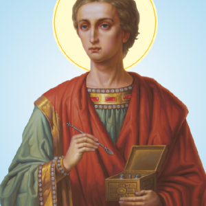 Святий Пантелеймон (поясний)