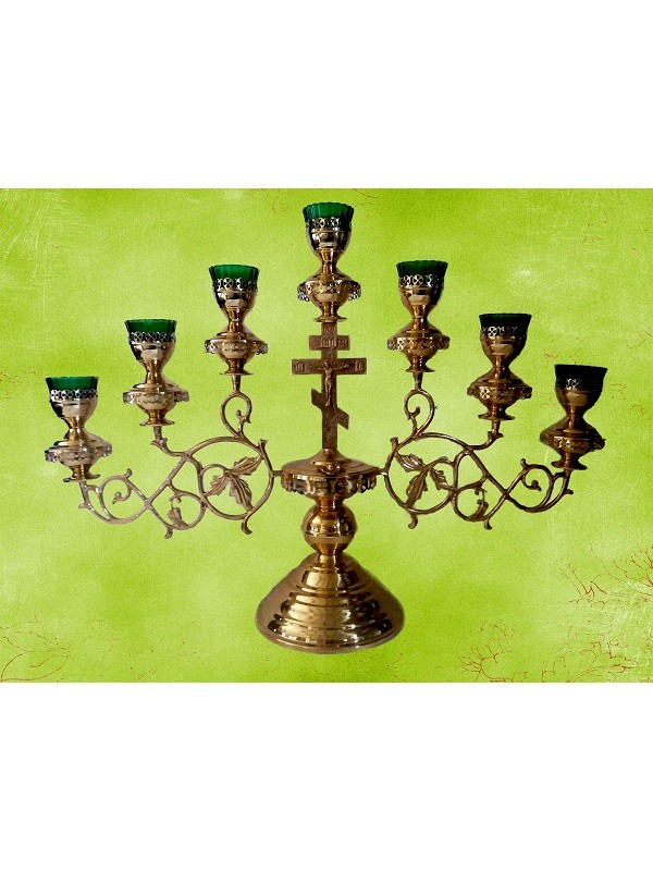 Семисвічник напрестольний середній